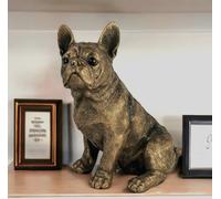 Animal Crackers French Bulldog Figurine From The Leonardo Reflections Bronzed Range, Gift Boxed.