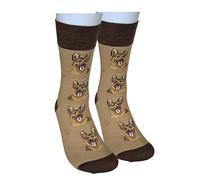Animal Crackers German Shepherd socks, Mens One Size, quality cotton mix fabric (65% cotton) with comfort top, one size, great Alsatian/German Shepherd Dog lover gift and stocking filler