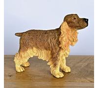 Animal Crackers Golden Brown Cocker Spaniel Figurine From The Leonardo Dog Studies Range, Gift Boxed.