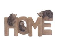 Animal Crackers Hedgehog 'home' Decoration, Carved Wood Effect, From The Prickles Range By Lesser & Pavey, 25Cm