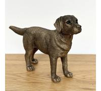 Animal Crackers Labrador Dog Figurine, Leonardo Reflections Bronzed, Gift Boxed