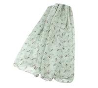 Animal Crackers Ladies Dachshund design scarf, lightweight cotton mix fabric in choice of styles and colours, a lovely Dog lover novelty gift and stocking filler (Mini Dog in Top Hat on Mint Green)