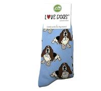 Animal Crackers Ladies Socks (Basset Hound)