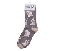 Animal Crackers Ladies Socks (Bichon Frise)