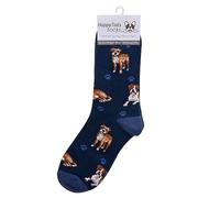 Animal Crackers Ladies Socks (Boxer (Navy))