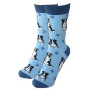 Animal Crackers Ladies Socks in a range of cute Dog Breed designs, lovely vibrant colours, soft combed cotton, one size