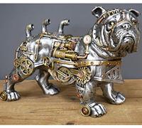 Animal Crackers Large 30cm Steampunk Bulldog quirky novelty ornament figurine Dog lover gift