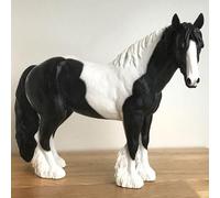 Animal Crackers Large Piebald Black & White Cob Figurine By Leonardo, Gift Boxed Animal Crackers Multicolor