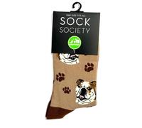 Animal Crackers 'Love Dogs' Dog Breed socks, plush quality 80% cotton mix fabric, vibrant colours and great designs (UK, Alpha, One Size, Regular, Regular, Standard, Brown)