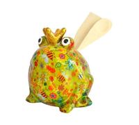 Animal Crackers Pomme Pidou Freddy Ceramic Frog Kitchen Utensil Holder With Utensils in Green Animal Crackers Green