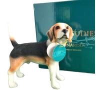 Animal Crackers Realistic standing Beagle Dog figurines from the Dog Studies range, in coloured gift box, great dog lover collectible gift