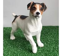 Animal Crackers Realistic standing Jack Russell Terrier Dog figurine from the Dog Studies range, in coloured gift box, great dog lover collectible gift