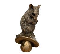 Animal Crackers Reflections Bronzed Mice Collectables (Mouse on Mushroom)