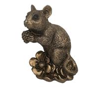 Animal Crackers Reflections Bronzed Mice Collectables (Mouse with Berry)