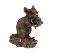 Animal Crackers Reflections Bronzed Mice Collectables (Mouse with Flower)