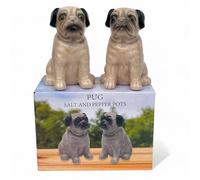 Animal Crackers Salt & Pepper Set - Pugs Animal Crackers Multicolor
