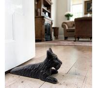 Animal Crackers Scottish Terrier Dog Shaped Door Wedge In Solid Cast Iron
