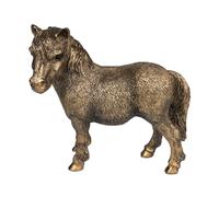 Animal Crackers Shetland Pony figurine, Leonardo Reflections Bronzed range, in gold gift box, great Horse or Pony lover gift or collectable