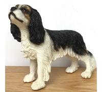 Animal Crackers Tricolour King Charles Spaniel Figurine From The Leonardo Dog Studies Range, Gift Boxed.