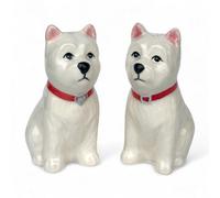 Animal Crackers West Highland Terrier Ceramic Salt & Pepper Shaker Set