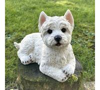 Animal Crackers West Highland Terrier Figurine In An Alert Pose, Home Or Garden Decoration (26Cm)