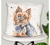 Animal Crackers Yorkshire Terrier Cushion & Inner Leonardo Mans Best Friend Range Dog Lover Gift