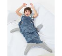 Animal Crazy Shark Cosy Fleece Snuggle Tail Sleeping Bag - Shark - One Size