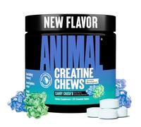 Animal Creatine Chews - Enhanced Creatine Monohydrate Chewable Tablets with AstraGin & Sea Salt, Max Absorption Pre Post-Workout, Lean Muscle Growth, Strength & Recovery, New Flavor Candy Crush’d
