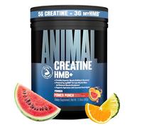 Animal Creatine HMB Powder - 3g myHMB + 5g Creatine with Electrolytes for Recovery & Daily Energy - Power Punch Flavor, 30 Servings
