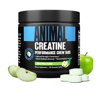 ANIMAL Creatine Performance Chew Tabs Green Apple - Chewable Tablets with 5 g Creatine Monohydrate per Serving & Sea Salt for Enhanced Effectiveness - 120 Tablets
