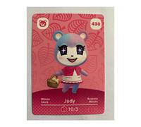 Animal Crossing Amiibo Card Judy 430 - Homemade Reproduction, 001-448 range, Nintendo compatible