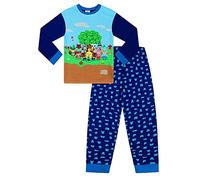 Animal Crossing Boys Official Nintendo Gaming Long Blue Pyjamas (9-10 Years)