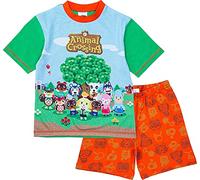 Animal Crossing Boys Pyjamas, Kids Gamer PJs, Official Nintendo Gaming Merchandise (5-6 Years, 5_years) Orange