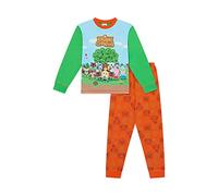 Animal Crossing Boys Pyjamas Pjs, Kids Gamer PJs, Official Nintendo Gaming Merchandise (12-13 Years) Orange