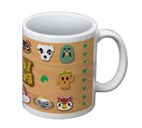Animal Crossing Character Faces Mug Brown (One Size)