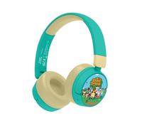 Animal Crossing Childrens/kids Character Wireless Headphones Teal/cream (One Size)