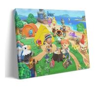 Animal Crossing Friends Cartoon Art Poster Decorative Painting Canvas Wall Art Living Room Poster Bedroom Painting Wall Art Picture Print Modern Family Room Decor 12 x 18 Inches (30 x 45 cm)