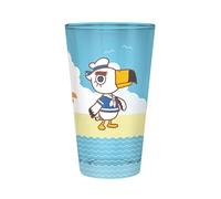ABYstyle High Ball Glass - Animal Crossing - 400ml - Beach Characters - Box