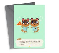 animal crossing nook Birthday Card 11694