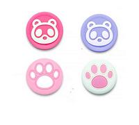 Animal Crossing Silicone Analog Thumb Grip Joystick Covers Caps Game Thumbstick Replacement for Nintend Switch Lite/NS Joy-con Controller (14)