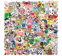 Animal Crossing Stickers 100 Pcs for Laptop, Bumper, Water Bottles, Computer, Phone, Hard hat, Perfect for Teens Girl Boy Adult