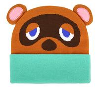 Animal Crossing Tom Nook Big Face Knit Beanie, Multicolored, One size