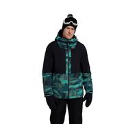 Animal Cruise Mens Snow Jacket - Breathable Waterproof Coat with Adjustable Hood & Pass Pocket, Comfortable Fit - Autumn Winter, Skiing, Sports & Outdoors Green XL