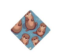 Animal Cute Brown Otters Car Air Fresheners 6 Pcs, Funny Hanging Car Air Fresheners Cute Long Lasting Scented Mirror Hanging Decoration Ornaments Gift Interior Decor Accessories For Men Women