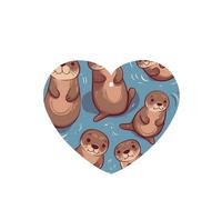 Animal Cute Brown Otters Car Air Fresheners 6 Pcs, Funny Hanging Car Air Fresheners Cute Long Lasting Scented Mirror Hanging Decoration Ornaments Gift Interior Decor Accessories For Men Women