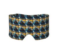 Animal Cute Brown Otters Print Adults Eye and Ear Muffs Soft Blackout Blocking for Sleeping Home Office Travel