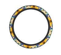 Animal Cute Brown Otters Print Fashionable Steering Wheel Cover Cars Trucks Non-Slip Comfort Driving Year-Round