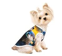 Animal Cute Brown Otters Print Pet T-Shirt, Sleeveless Pullover Vest For Small Puppy Kitten Indoor Outdoor Wear