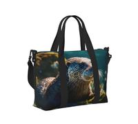 Animal Cute Brown Otters Print Travel Hand Bag for Women Men Lightweight Foldable for Weekend Trips Gym Vacation