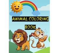 Animal Cute & Funny : Bold Easy Coloring Book for Kids and Adults